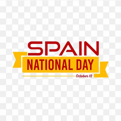National day of spain free transparent stock png